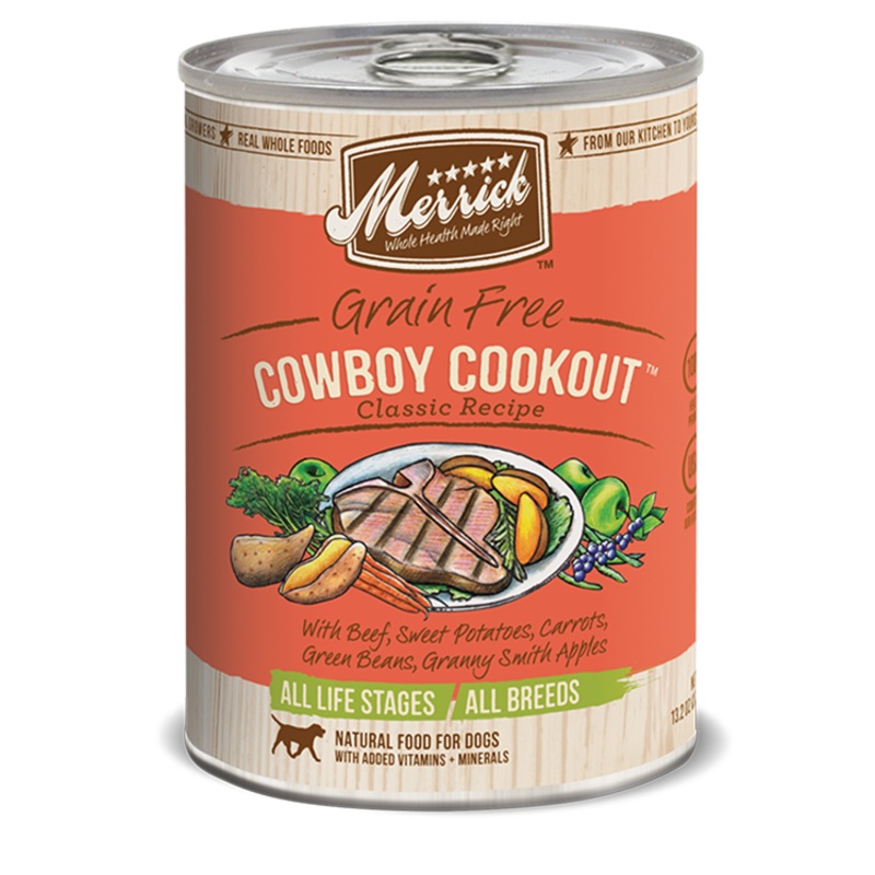 Merrick Cowboy Cookout Wet Dog Food 12.7-oz Can