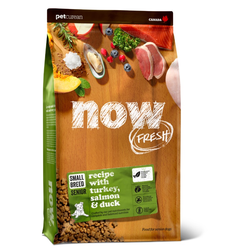 NOW FRESH Turkey, Salmon & Duck Grain Free Small Breed Senior Recipe 6 lb.