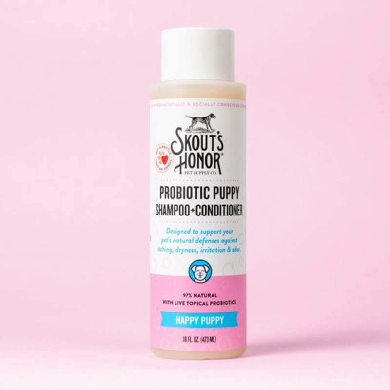 Skout’s Honor Probiotic Happy Puppy Shampoo & Conditioner 16-oz.
