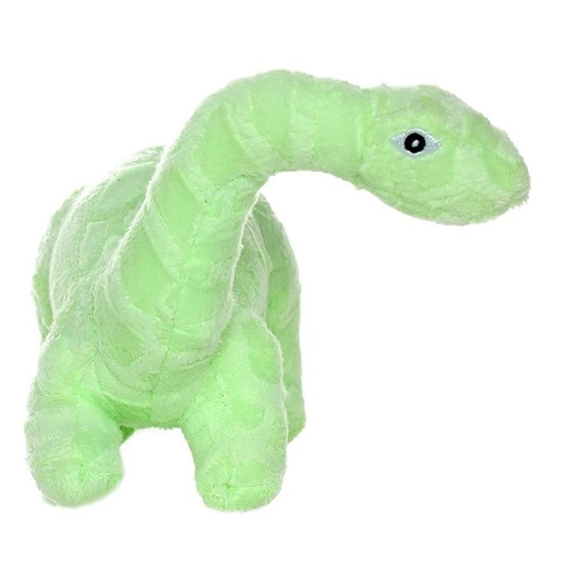 Tuffy’s Mighty Junior Dinosaur Brachiosaurus Plush Squeaky Dog Toy