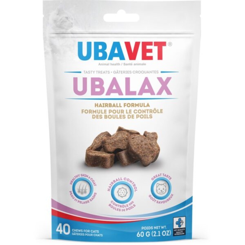 UbaVet UbaLax Hairball Formula 40 soft chews