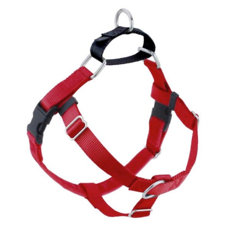 2 Hounds Design Red Freedom No-Pull Dog Harness 1 XL (32-36)