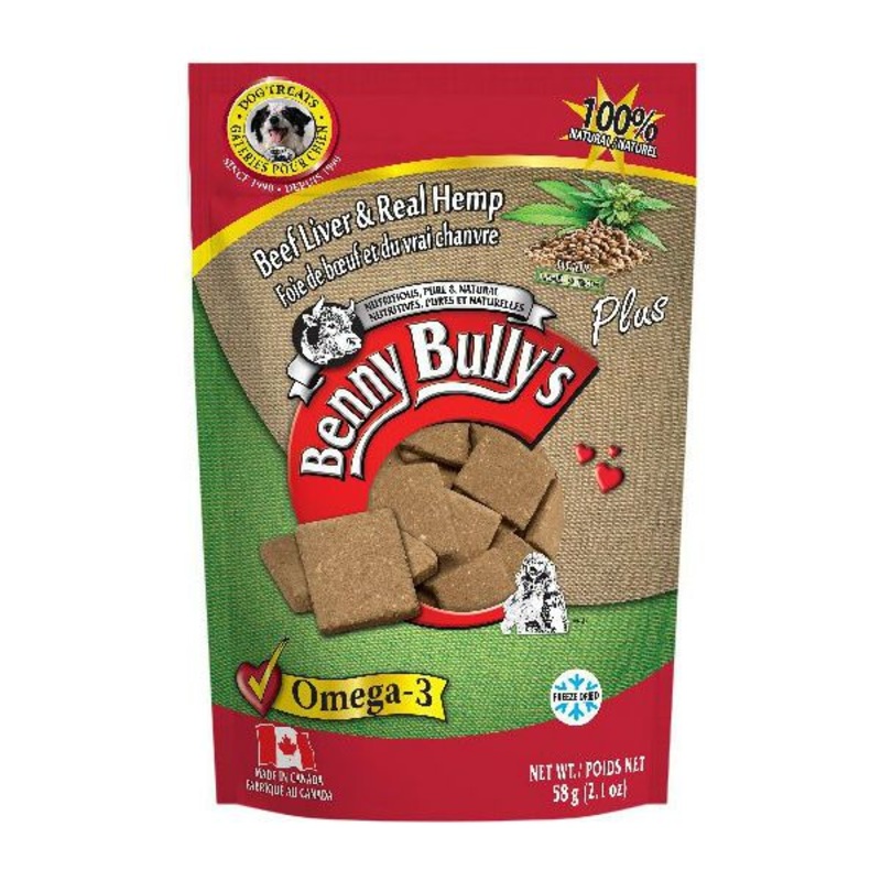 Benny Bully’s Beef Liver & Hemp 58g