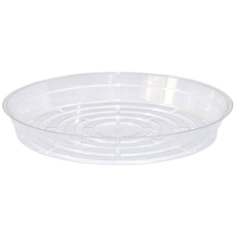CLEAR VINLY  SAUCER  4 INCH