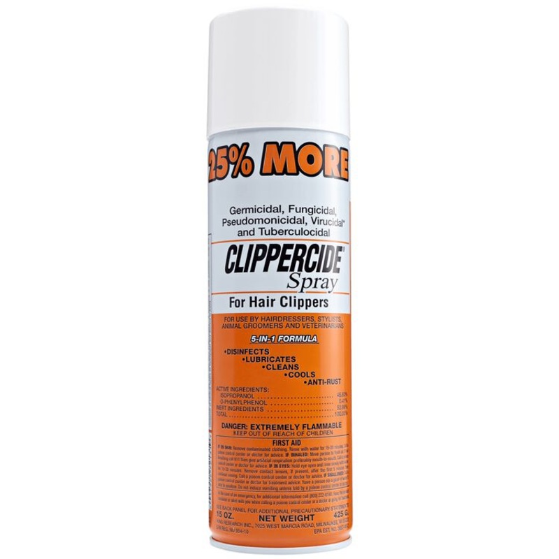 Clippercide Spray for Hair Clippers 15 oz