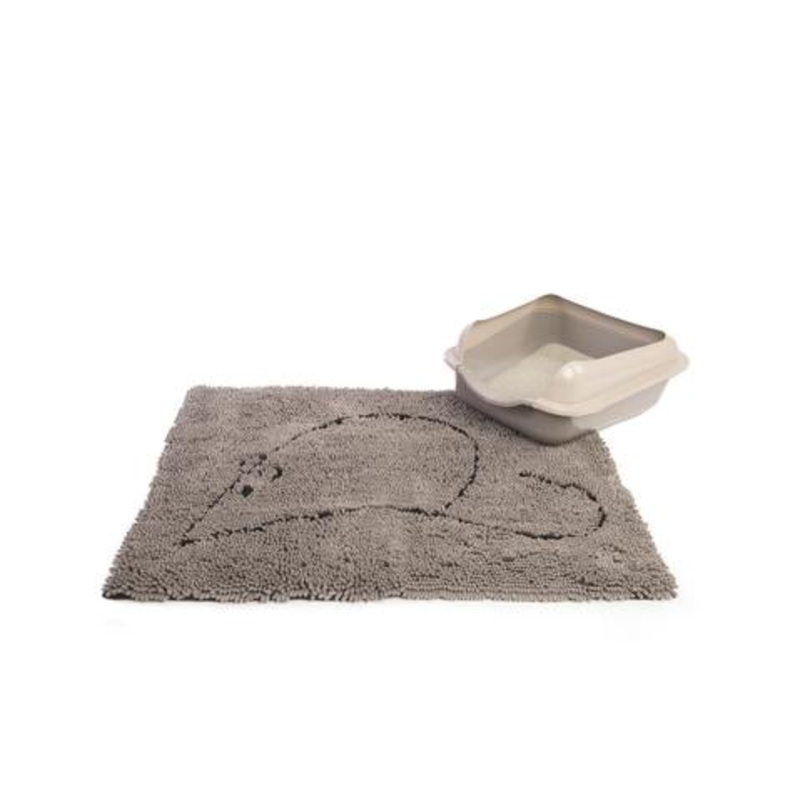 D.GS Cat Litter Mat Brown