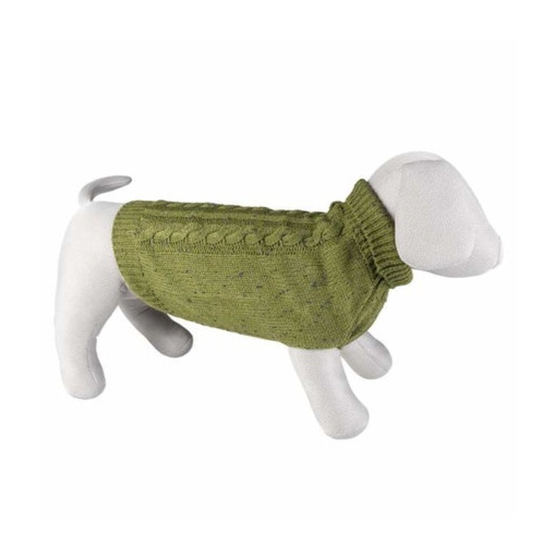 Duvo+ Dog Sweater Cozy, Green[Size – XL]