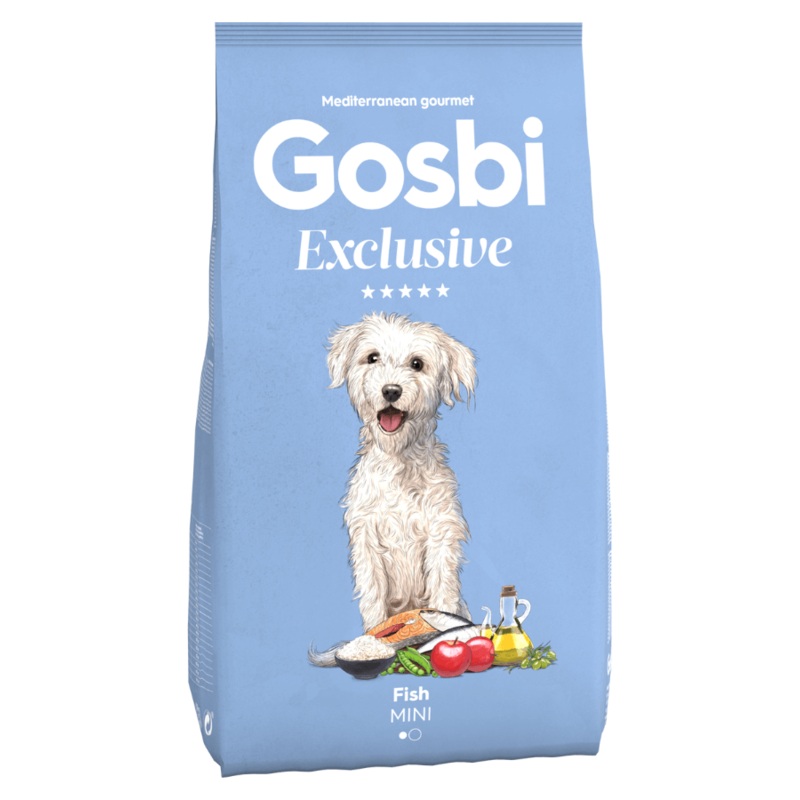 Gosbi – Exclusive, Hypoallergenic Fish Adult Dry Dog Food For Mini and Small Breeds 2kg-7kg 2kg