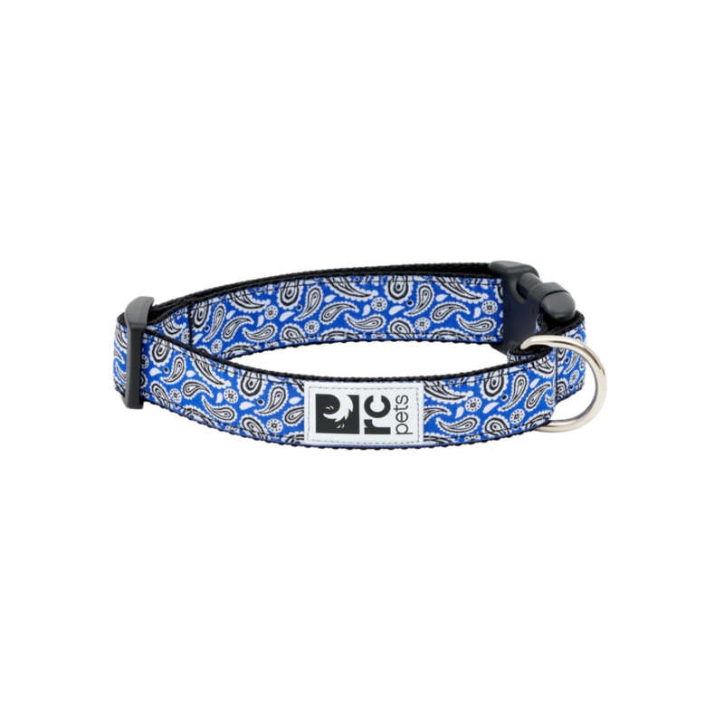 RC PETS Dog Clip Collar, Rebel blue, XS, 5/8″/ 7″- 9″