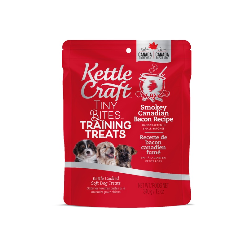 Tiny Bites Training Treats Smokey Canadian Bacon (340g)