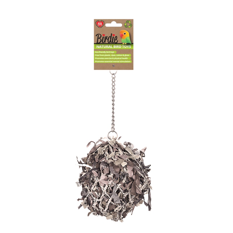Birdie Bird Toy Super Shredding Ball Small