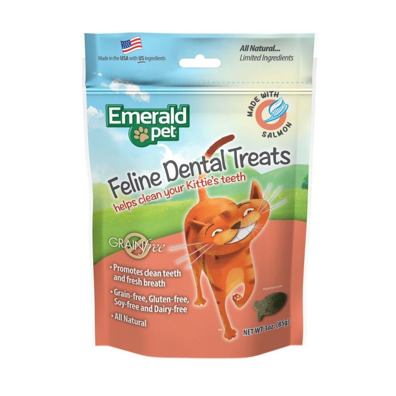 Emerald Pet Dental Treats Salmon Flavor for Cats
