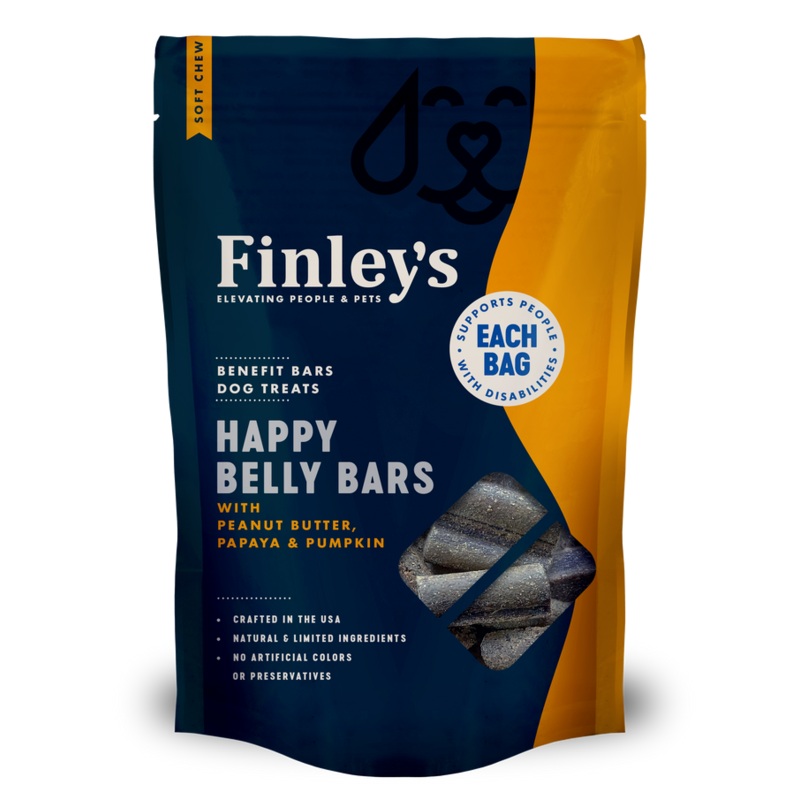 Finley’s Happy Belly Soft Chew Benefit Bars Dog Treats