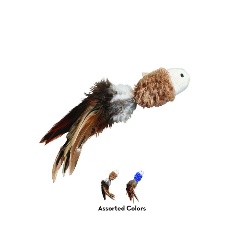 Kong Naturals Crinkle Fish Cat Toys Assorted