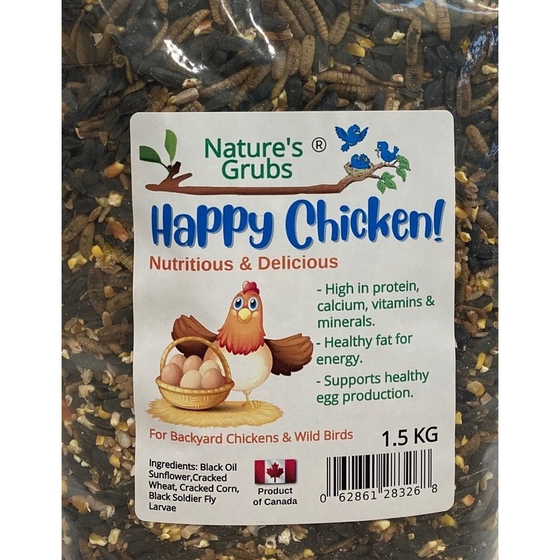 Nature’s Grubs Happy Flock Treats 1.5kg