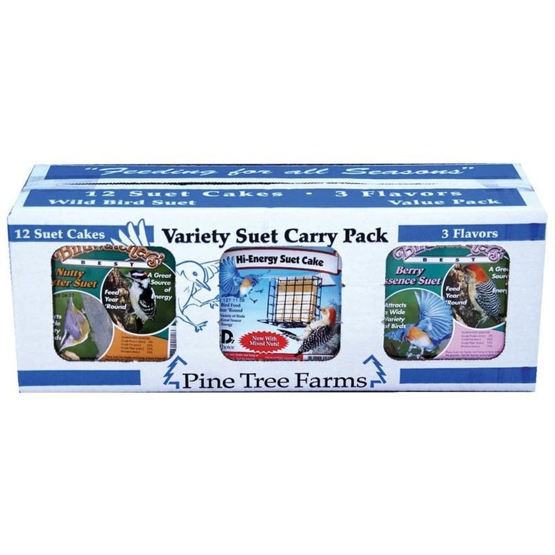Pine Tree Farms Birdwatcher’s Best Flavor Variety Suet Pack