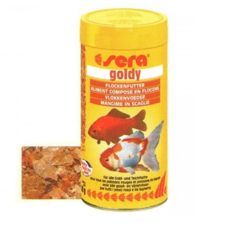 Sera Goldy Goldfish Flakes 250ml[Volume – 250ml]