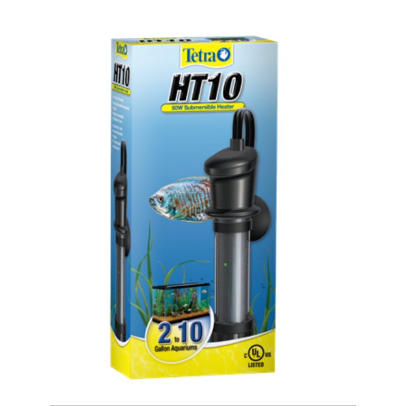 Tetra HT Submersible Aquarium Heater: HT10 Heater – 50 Watt