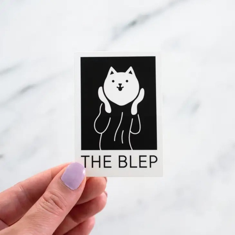 The Blep Cat Vinyl Sticker