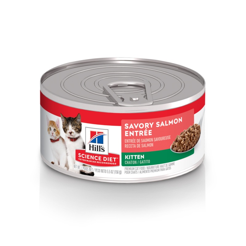 Hill’s Science Diet Savory Salmon Entree Canned Kitten Food