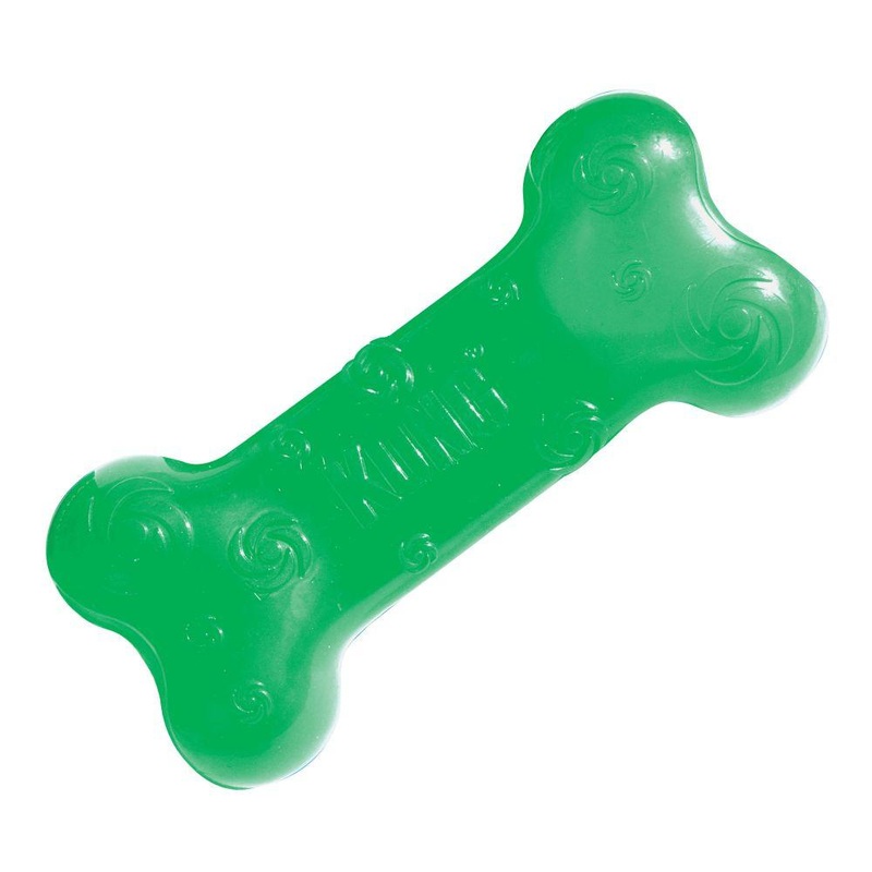 KONG Squeezz Bone Dog Toy Medium Purple