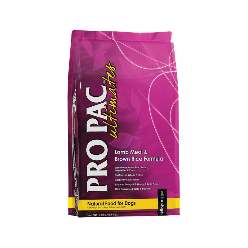 PRO PAC Ultimates Lamb Meal & Brown Rice Dog Food Formula 5 Lbs