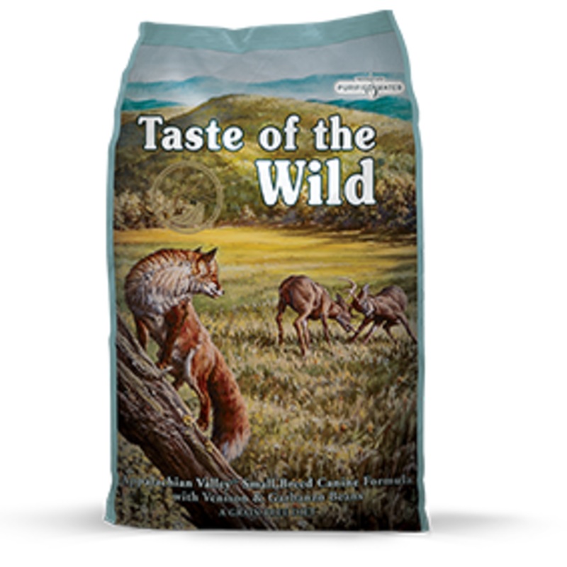 Taste of the Wild Appalachian Valley Small Breed Recipe with Venison and Garbanzo Beans Dry Dog Food 5 lb.