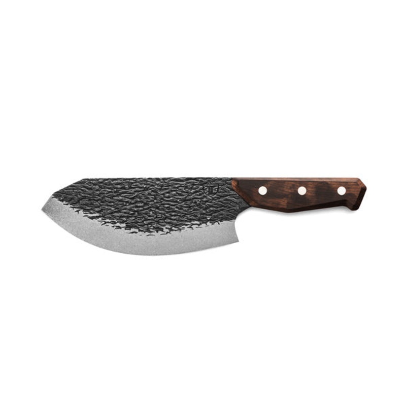 True Primal Forge Rocker Butcher Knife Rustic Cutlery Rustic Cutlery