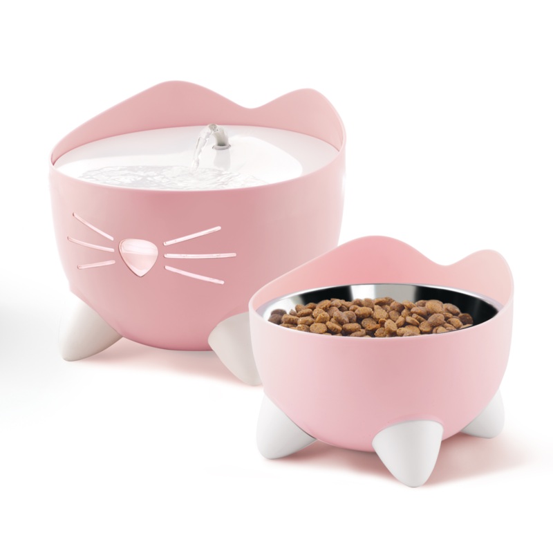 CatIt Pixi Drinking Fountain – Combo pack/Pink
