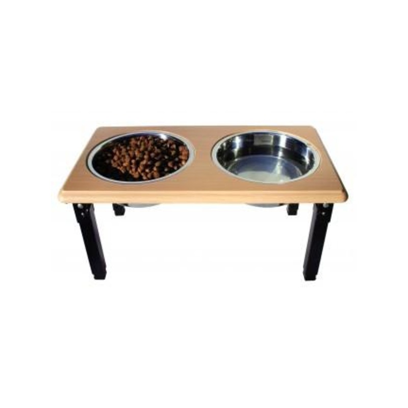 Ethical Products  POSTURE PRO ADJUSTABLE DOUBLE DINER 2 QT OAK