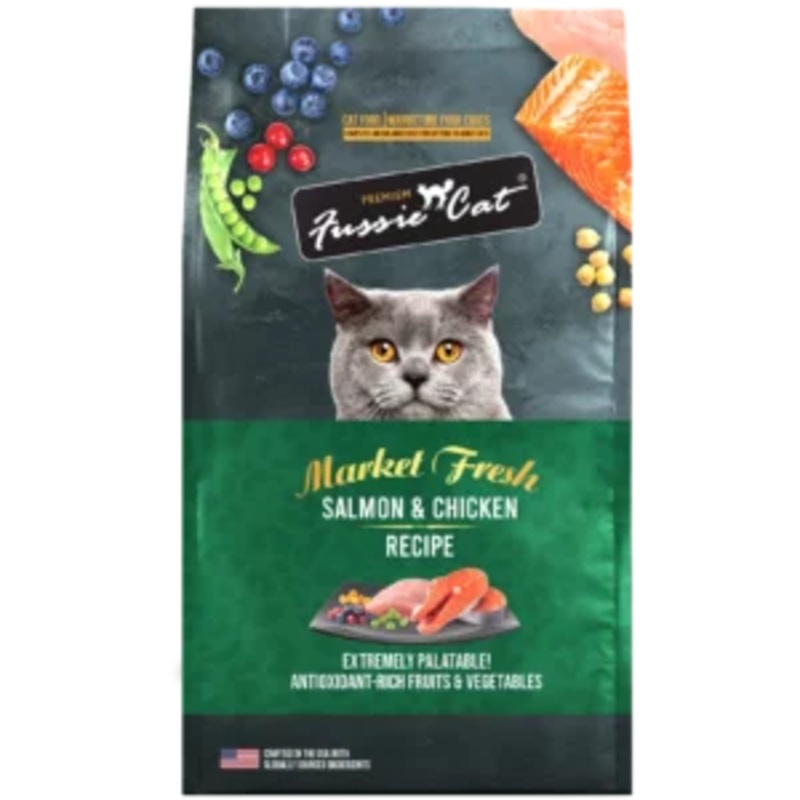 Fussie Cat Fussie Cat Market Fresh Salmon & Chicken Meal Recipe Dry Cat Food 10 LB