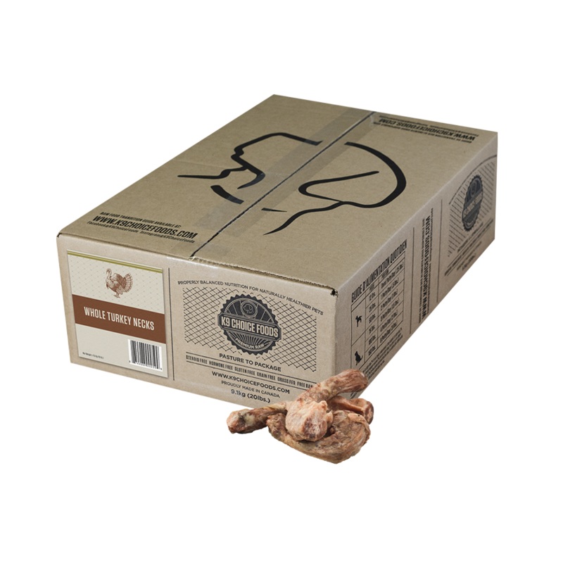 *In Store Only* K9 Choice Frozen – Whole Turkey Necks 8lb