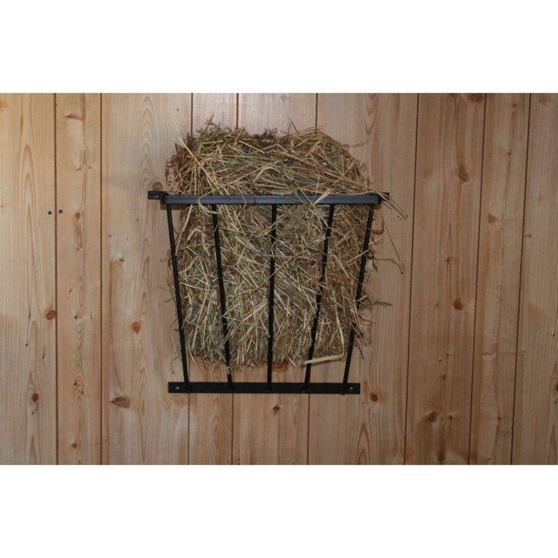 NEWPORT BLACKSMITH SHOP MINI WALL HAY RACK 18 INCH BLACK