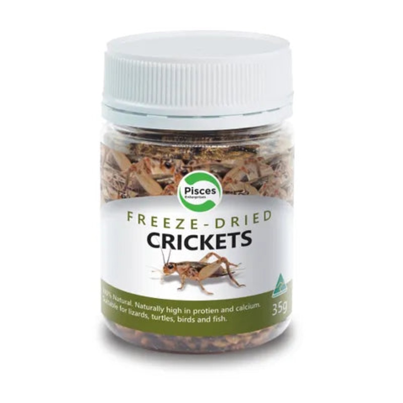 Pisces Freezedried Crickets Jar