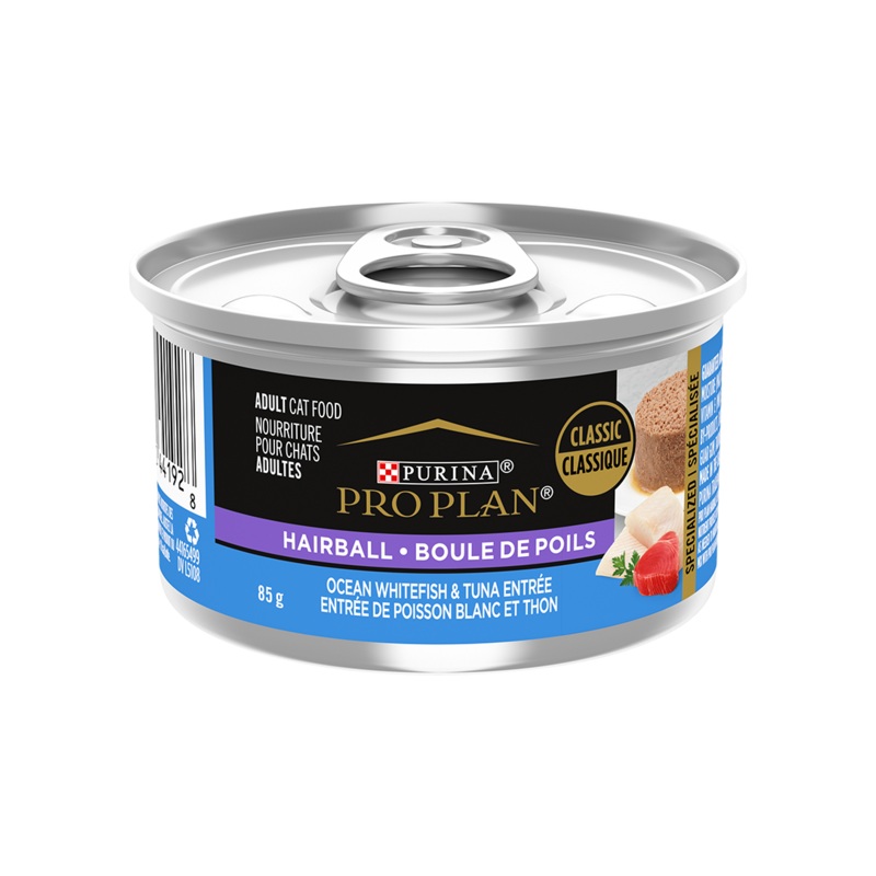 ProPlan Cat Hairball Ocean Whitefish & Tuna Entre 3oz Single 3oz