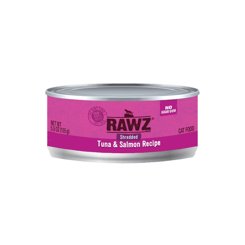 Rawz Shredded Tuna & Salmon Wet Cat Food 3 oz