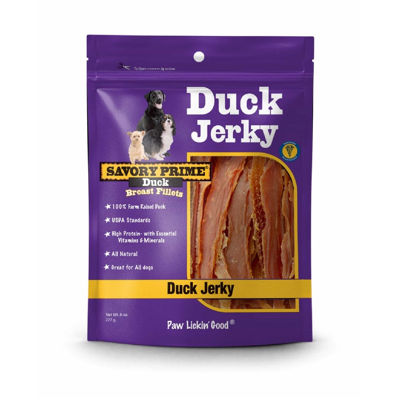 Savory Prime Natural Duck Jerky Treat 8oz 8oz