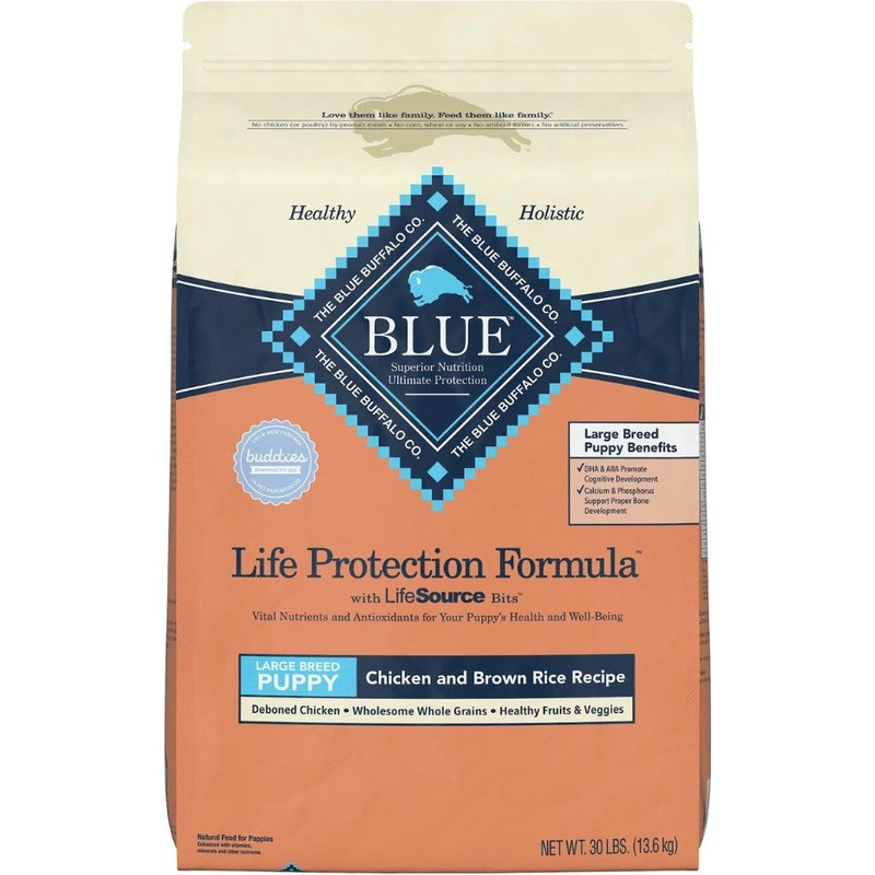 Blue Buffalo Life Protection Natural Chicken & Brown Rice Recipe Large Breed Puppy Dry Dog Food