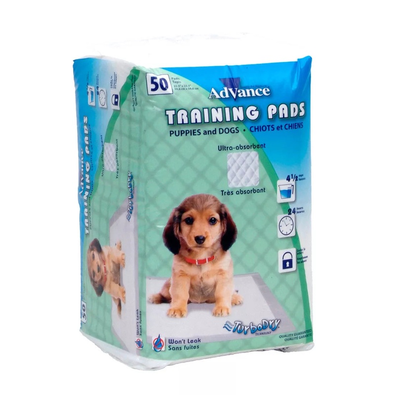 Coastal Pet Products Advance Dog Training Pads with Turbo Dry Technology 7 Pack – 23.5″ X 23.5″