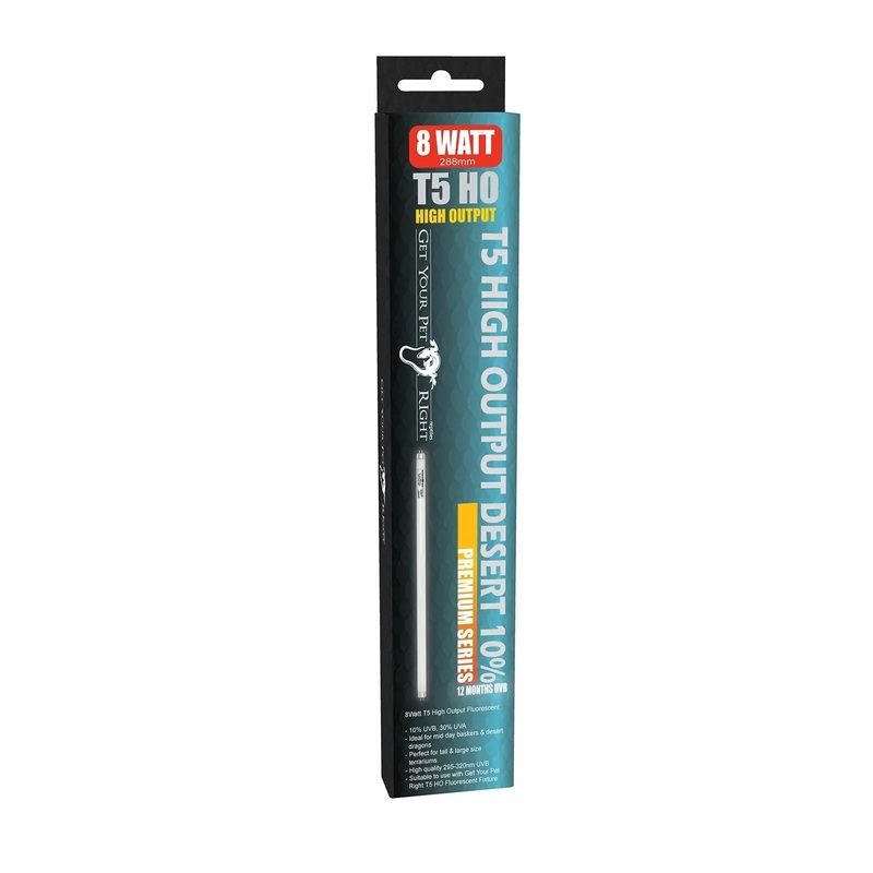 Get Your Pet Right T5 UVB Light Tube – Desert 10% 30cm (8w) 10%