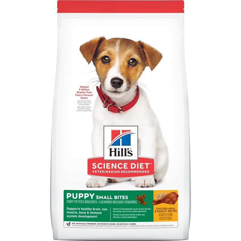 Hill’s Science Diet Puppy Small Bites Chicken & Barley Recipe Dog Food