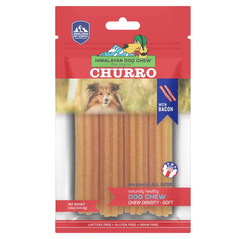 Himalayan Pet Supply Churro  Bacon Dog Chews