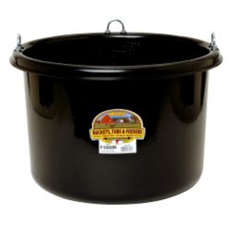 Little Giant 8 Gallon Plastic Round Feeder Blue