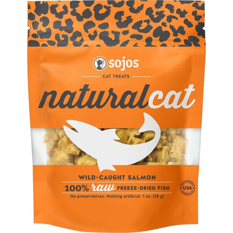 Sojos Natural Cat Wild Caught Salmon Freeze Dried Cat Treats