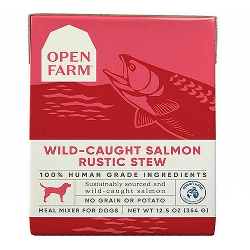Wild-Caught & Salmon Rustic Stew Grain-Free Wet Dog Food Cartons 12.5oz Carton (case of 12)