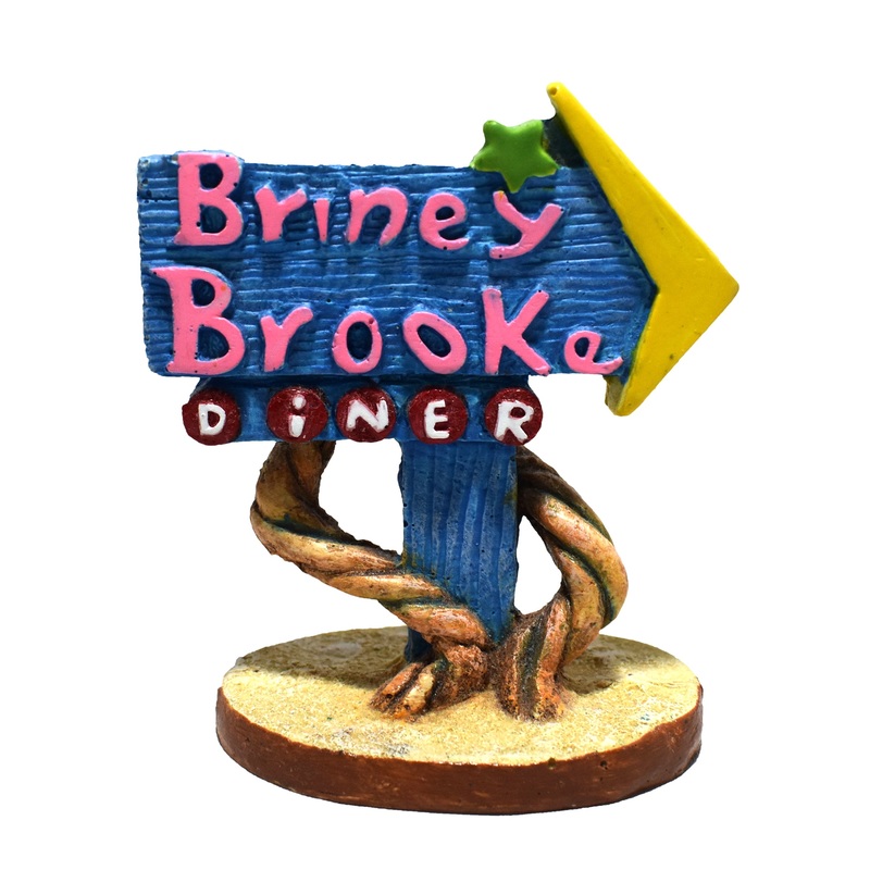 WW Briney Brook Diner Sign Resin Ornament – Map Price $7.29