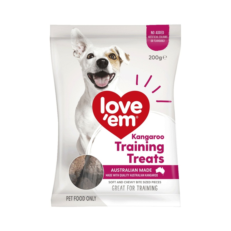 LOVE EM TRAINING TREAT KANGAROO 200G