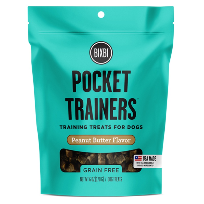Pocket Trainers Peanut Butter Grain-Free Soft Training Dog Treats 6oz
