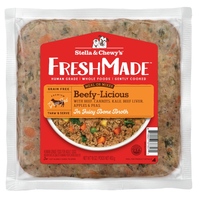 Stella & Chewy’s FreshMade Beefy-Licious Gently Cooked Dog Food