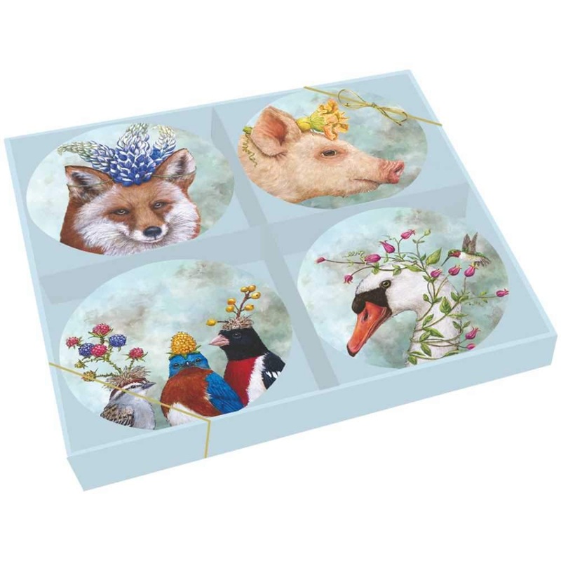 Vicki Sawyer Beatrice & Friends 7″ Appetizer Plates